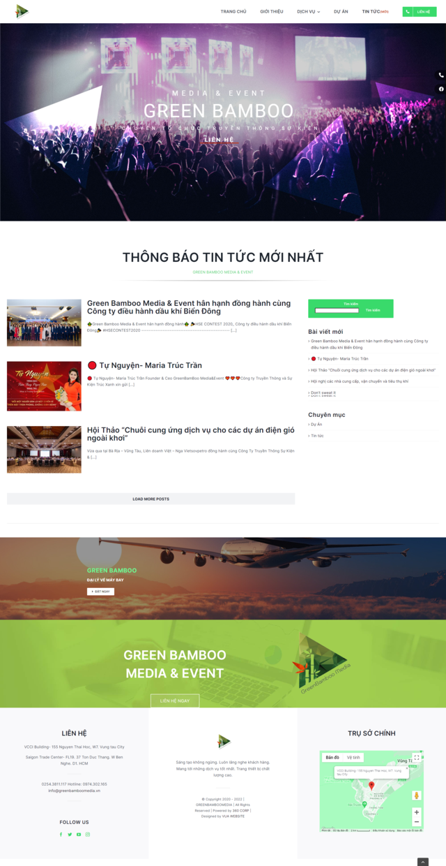 Thiết kế website tintuc-greenbamboo, Thiết web vũng tàu, thiet ke website vung tau
