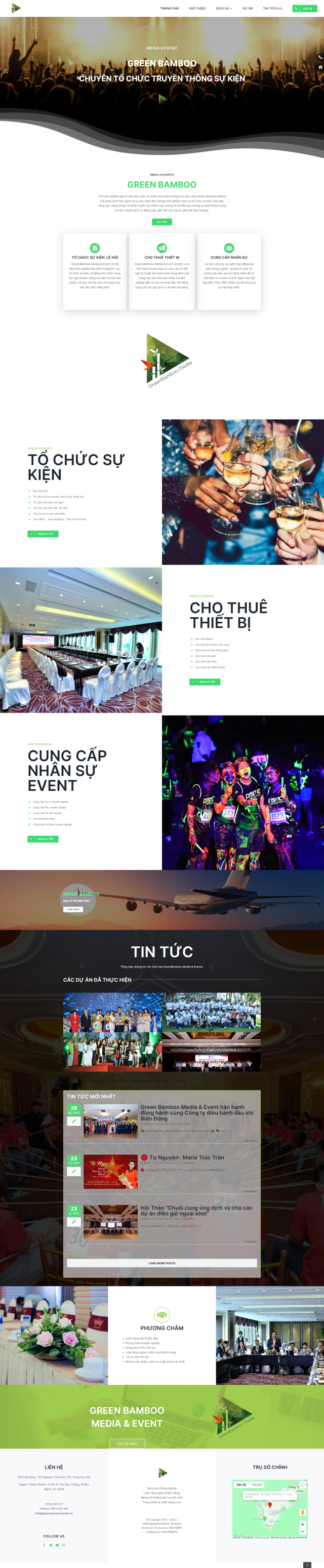 Thiết kế website trangchu-greenbamboo, Thiết web vũng tàu, thiet ke website vung tau