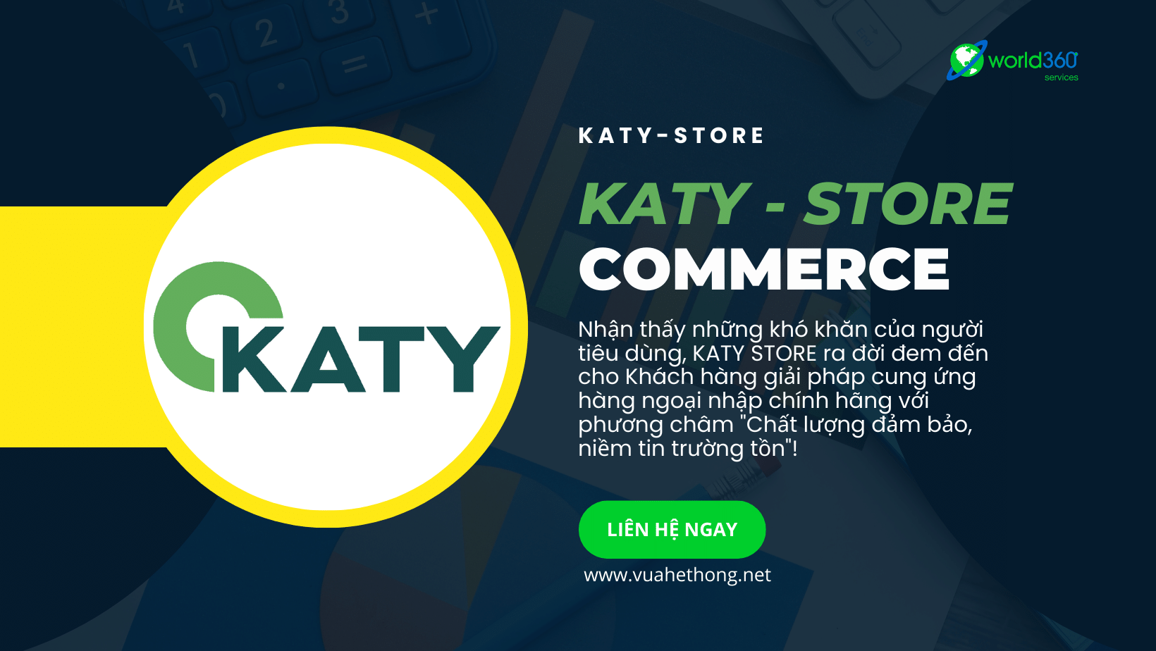 Thiết kế website Công Ty TNHH Thương Mại Dịch Vụ Kỹ Thuật KATY STORE