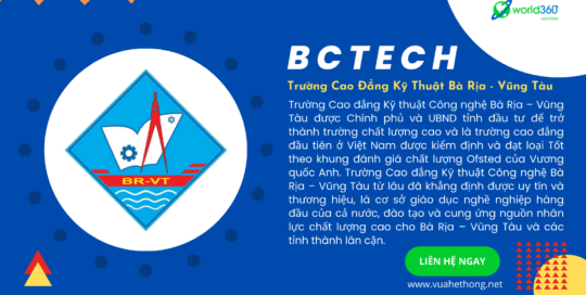 Thiết kế website trường cao đẳng kỹ thuật Bctech