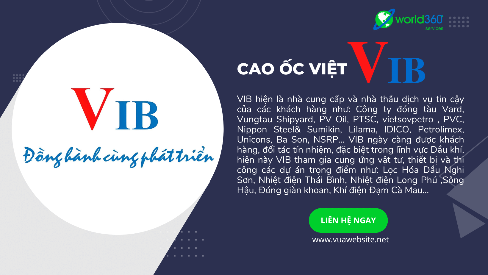 Thiết kế Website Cao Ốc Việt VIB