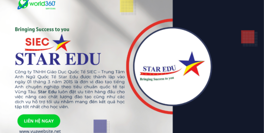 Thiết kế website SIEC – Star Edu