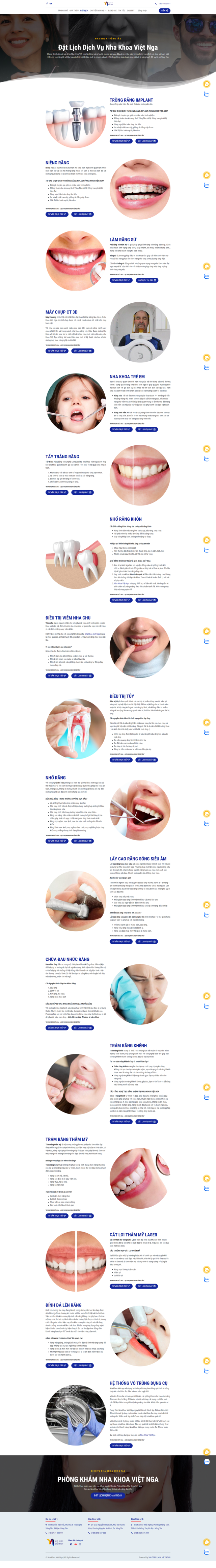 Thiết kế website dichvu-nhakhoavietnga min, Thiết web vũng tàu, thiet ke website vung tau